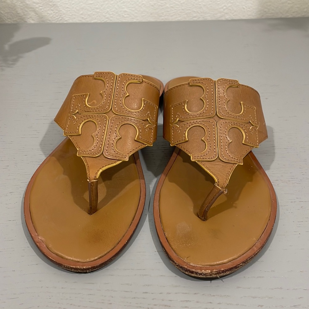 Brown tory burch sandals